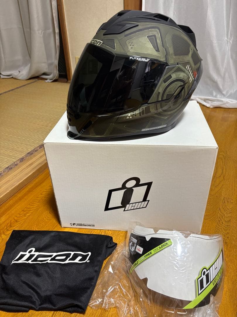 icon AIRFLITE HELMET Blockchain XSサイズ icon（アイコン） Airflite Peacekeeper Rubatone Helmet フルフェイス