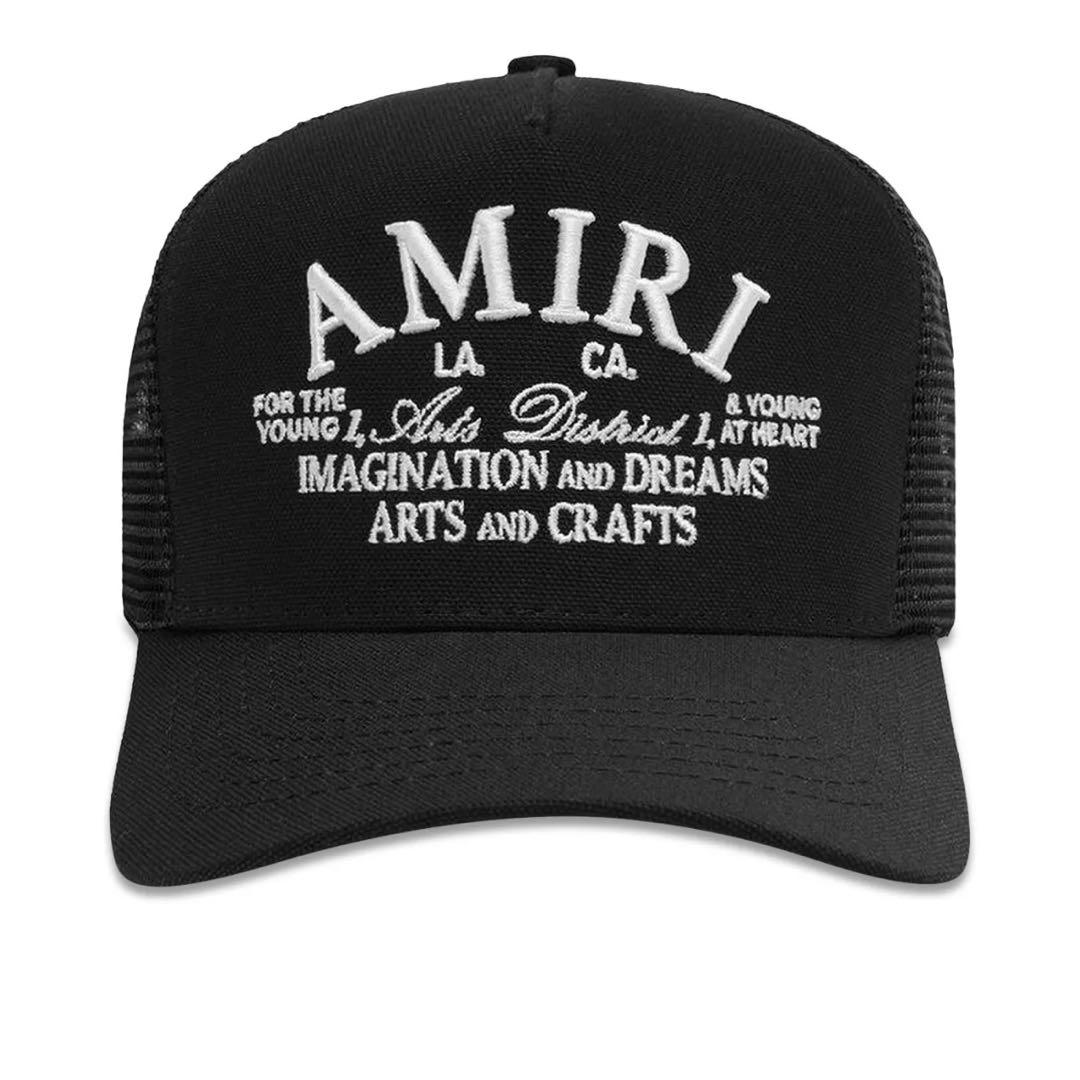 美品】AMIRI アミリ キャップ 刺繍ロゴ 黒 正規品 - メルカリ
