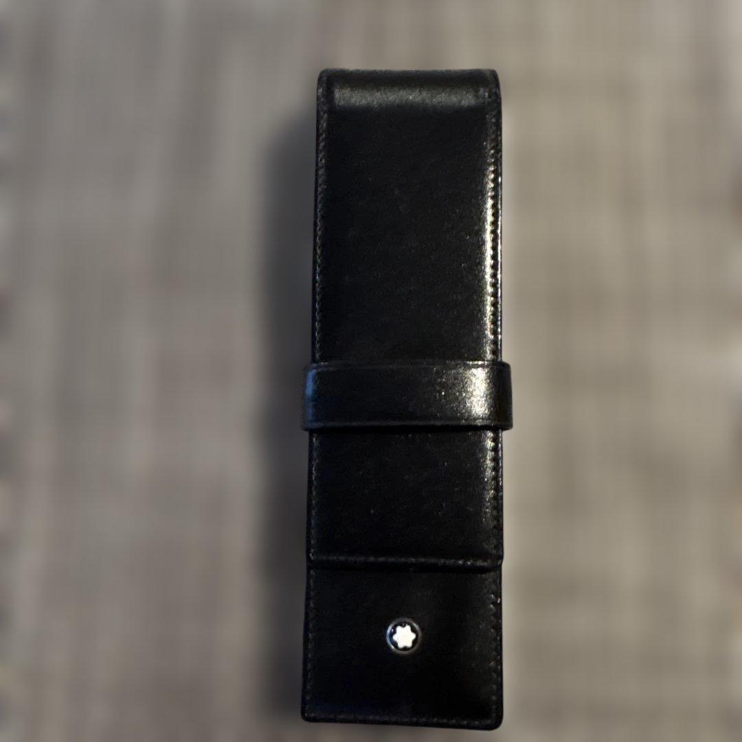 モンブラン マイスターシュテュック ペンケース 2本差し モンブラン ペンケース 2本差し マイスターシュテュック 本革 ボルドー