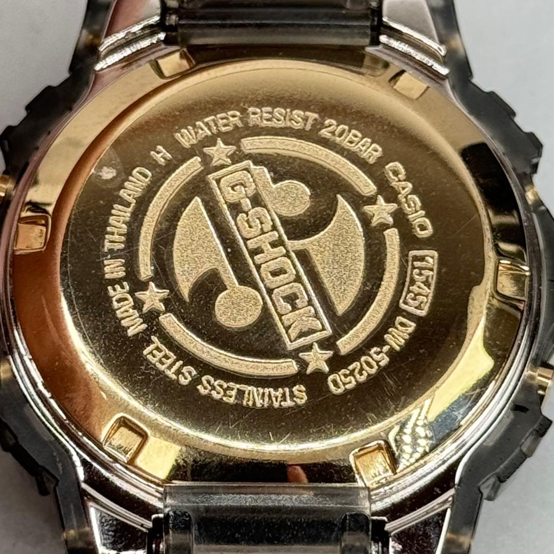 極美品 G-SHOCK DW-5025D 25周年限定 ゴールド メタルケース