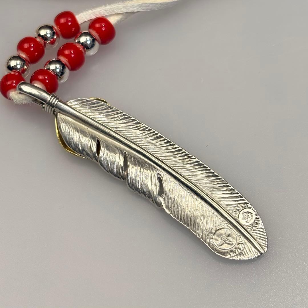 タディアンドキング TADY&KING ネックレス カスタム 特大フェザー