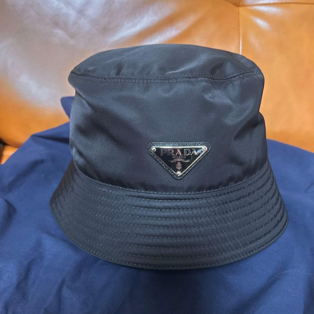 PRADA ブラック バケットハット　XL 楽天市場】【最大2万円OFFクーポン対象・3/8限定】PRADA プラダ