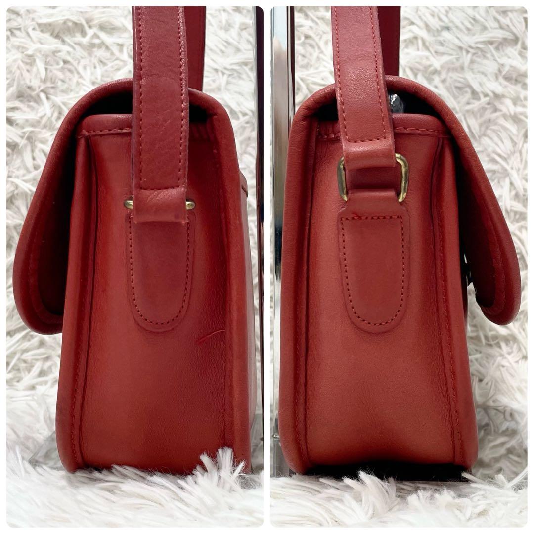 COACH オールドコーチ ショルダーバッグ ターンロック グラブ