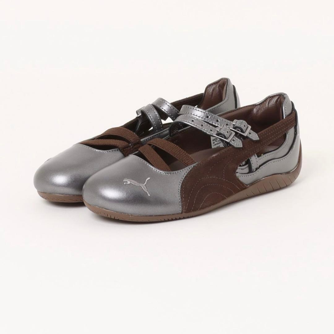 PUMA プーマ W SPEEDCAT BALLET 01CHOCOLAT PUMA（プーマ） PUMA SPEEDCAT BALLET WILD WNS CHOCOLATE-WARM WHITE