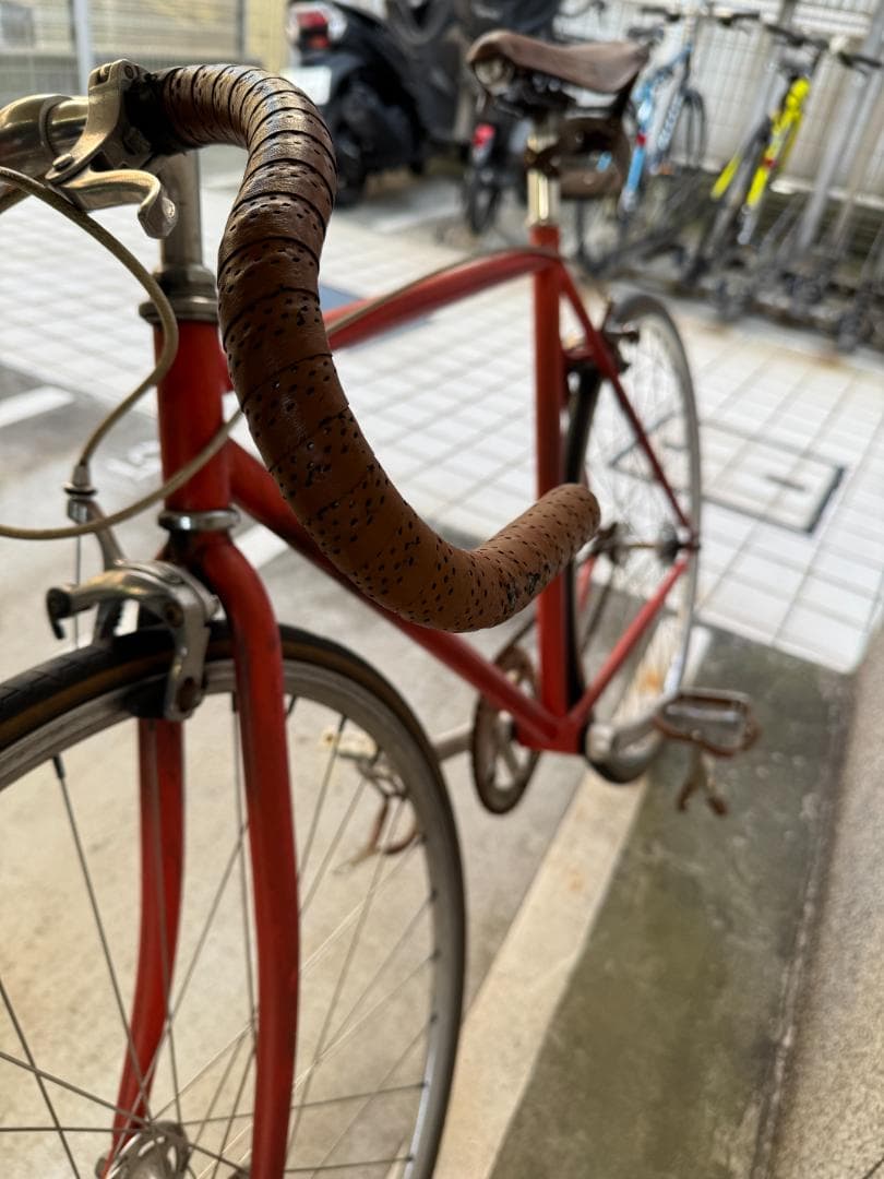 k*m様 オレンジxレザー ピストバイク(Diners) - メルカリ