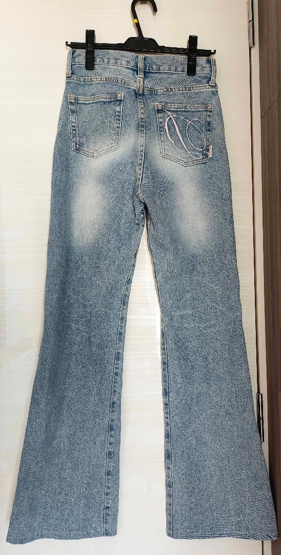 ダーリッチ darich セミフレアデニムパンツ BLU ブルー M 裾上げ済み