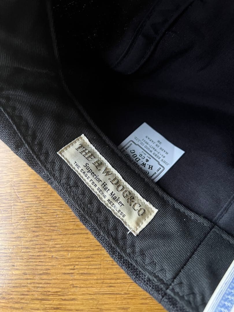 帽子 THE H.W.DOG&CO. SAFILIN L PK CAP