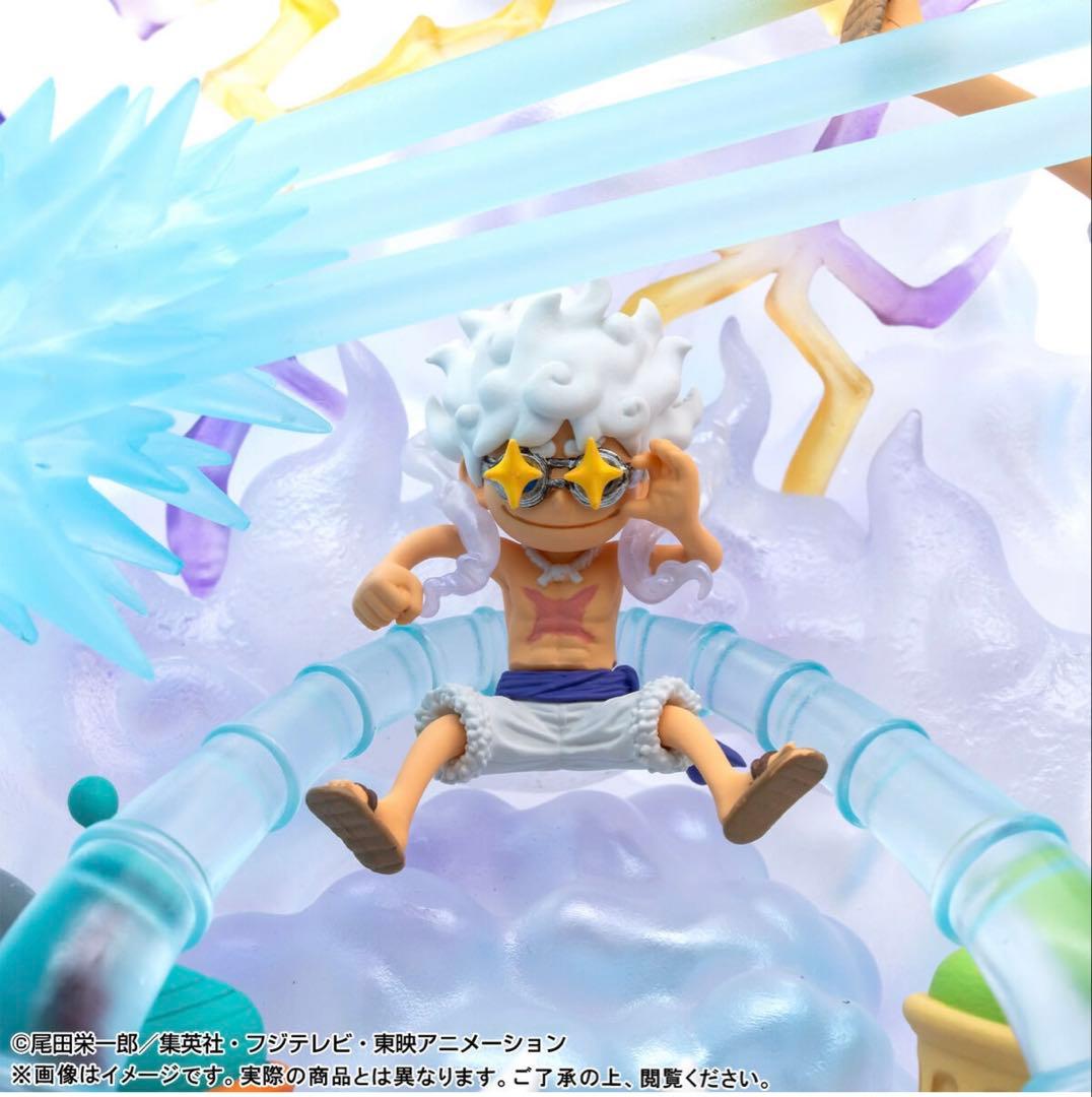 ワールドコレクタブルフィギュア × S.H.Figuarts ルフィギア5セット