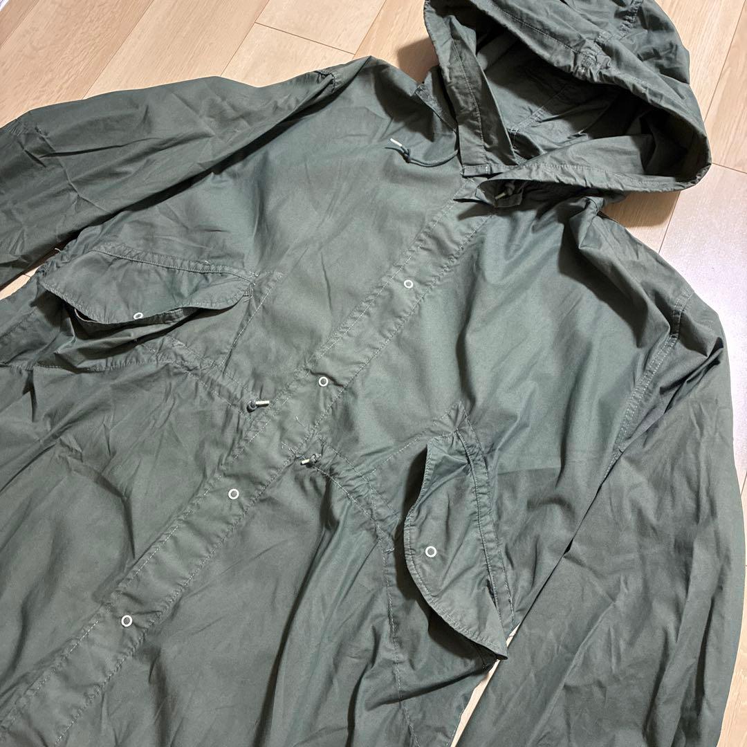 80's us army スノーカモ パーカー フィッシュテール 染め コート
