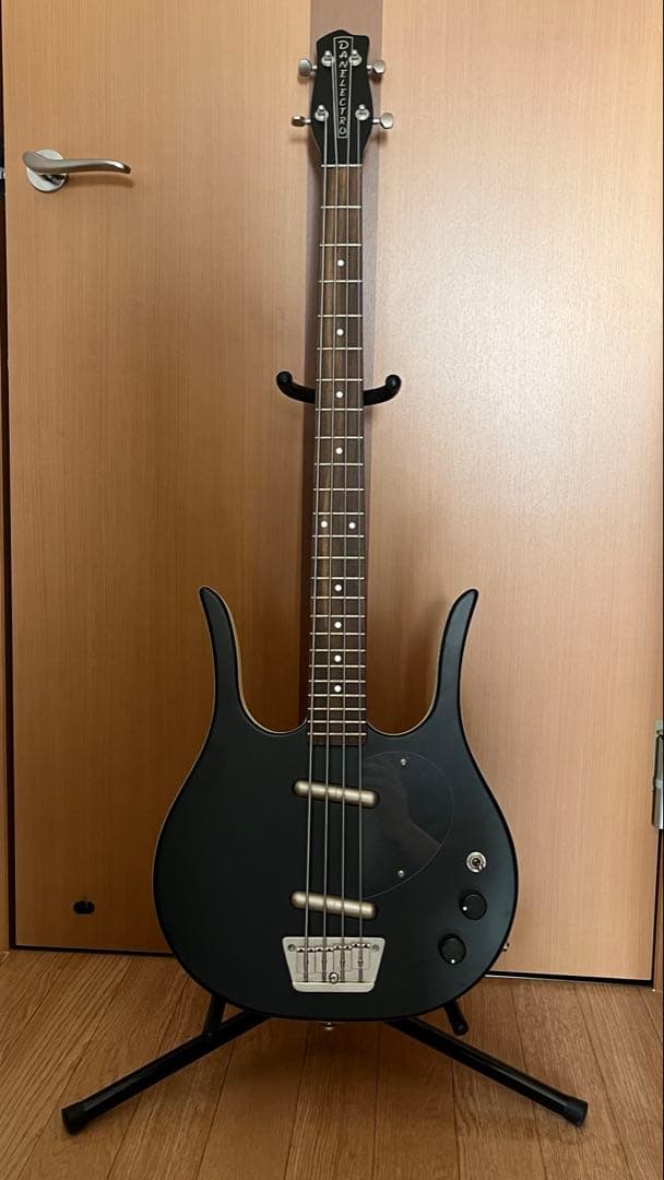 ダンエレクトロ ロングホーンベース ブラック Danelectro ダンエレクトロ LONGHORN BASS BLK エレキベース(ボディー