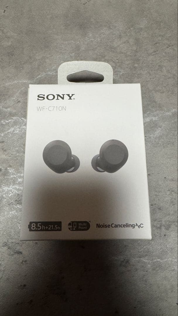 美品】SONY WF-C710N ワイヤレスイヤホン ブラック - メルカリ