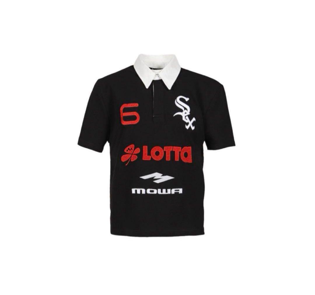 mowalola 黒 ポロシャツ 06 TOKYO - メルカリ