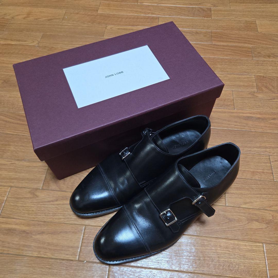 JOHN LOBBジョンロブ ウィリアム新品 ダブルモンク サイズ8.5E 黒