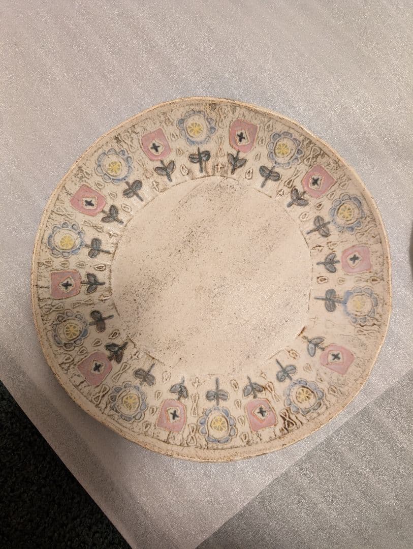 本田あつみ　大皿　プレート 本田あつみ 和食器通販｜さわらぎ Wild flowerプレート大