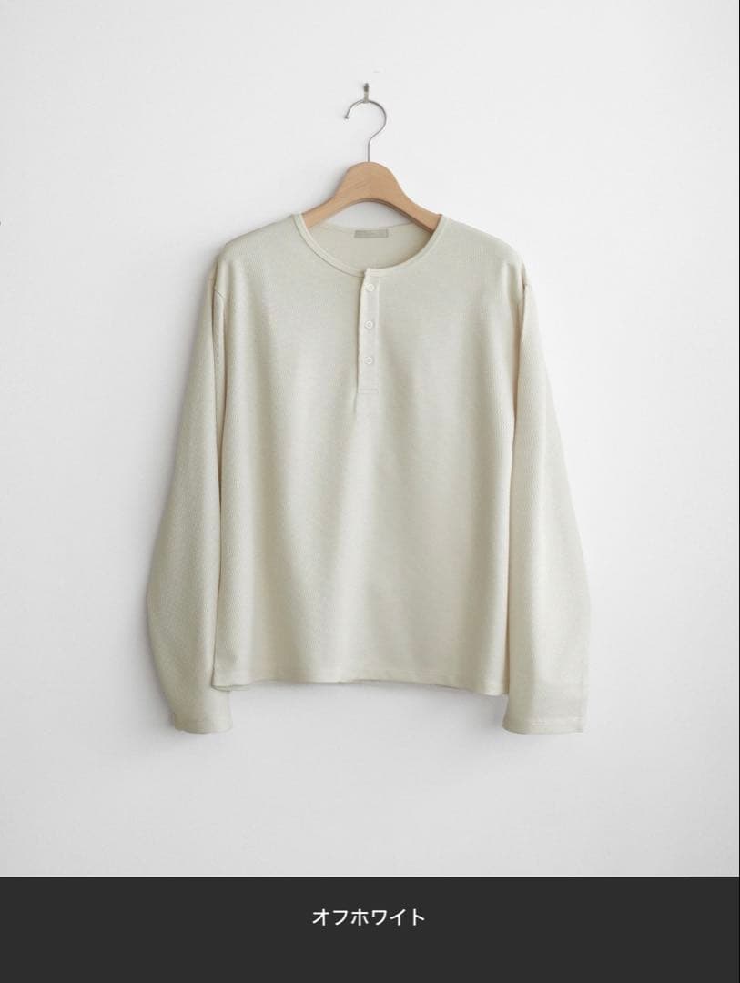二点セットREFINED WAFFLE HENLEY NECK L/S TEE - メルカリ