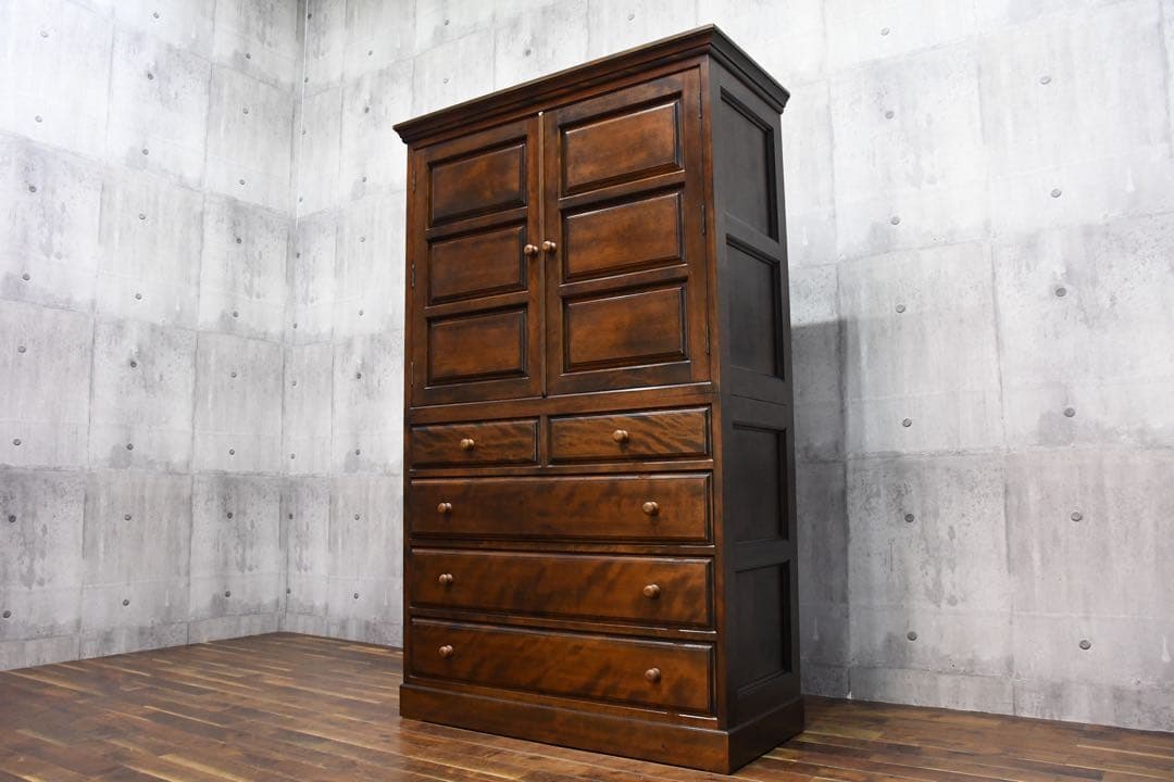 CFC31 美品 松本民芸家具 A型 和タンス 4段抽斗 衣類盆 着物タンス