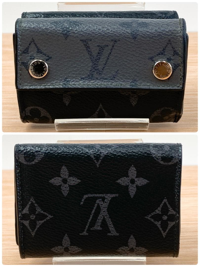 ルイヴィトン モノグラム エクリプス ディスカバリー 三つ折り財布