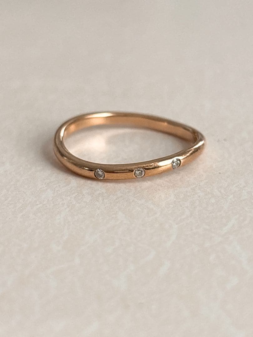 【ete】K18 ダイヤモンドリング 8号⋆* K18 ダイヤモンド リング「ブライト」（230609-630609） ｜ women