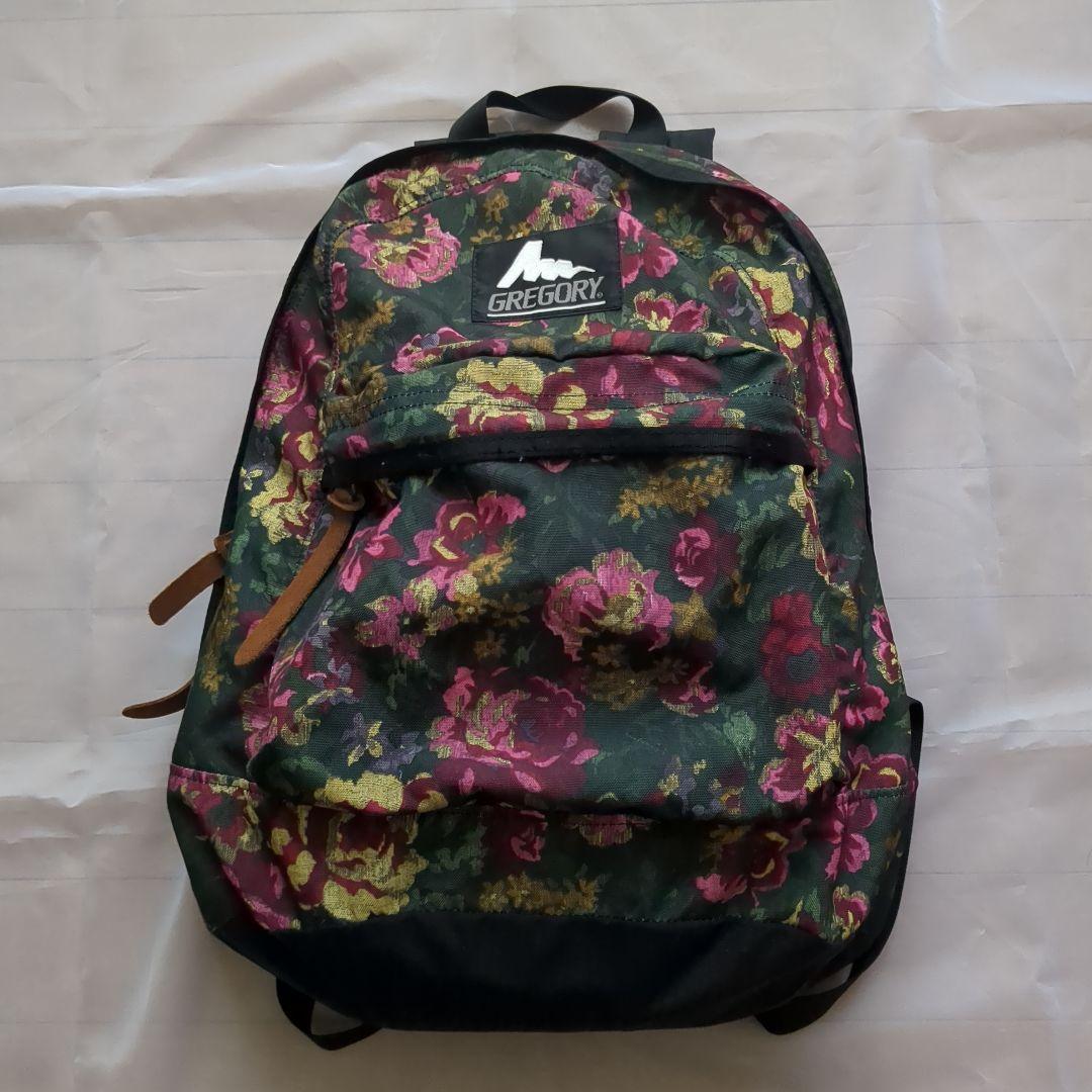 GREGORY 旧ロゴ ガーデンタペストリー 20L 花柄 リュック グレゴリー