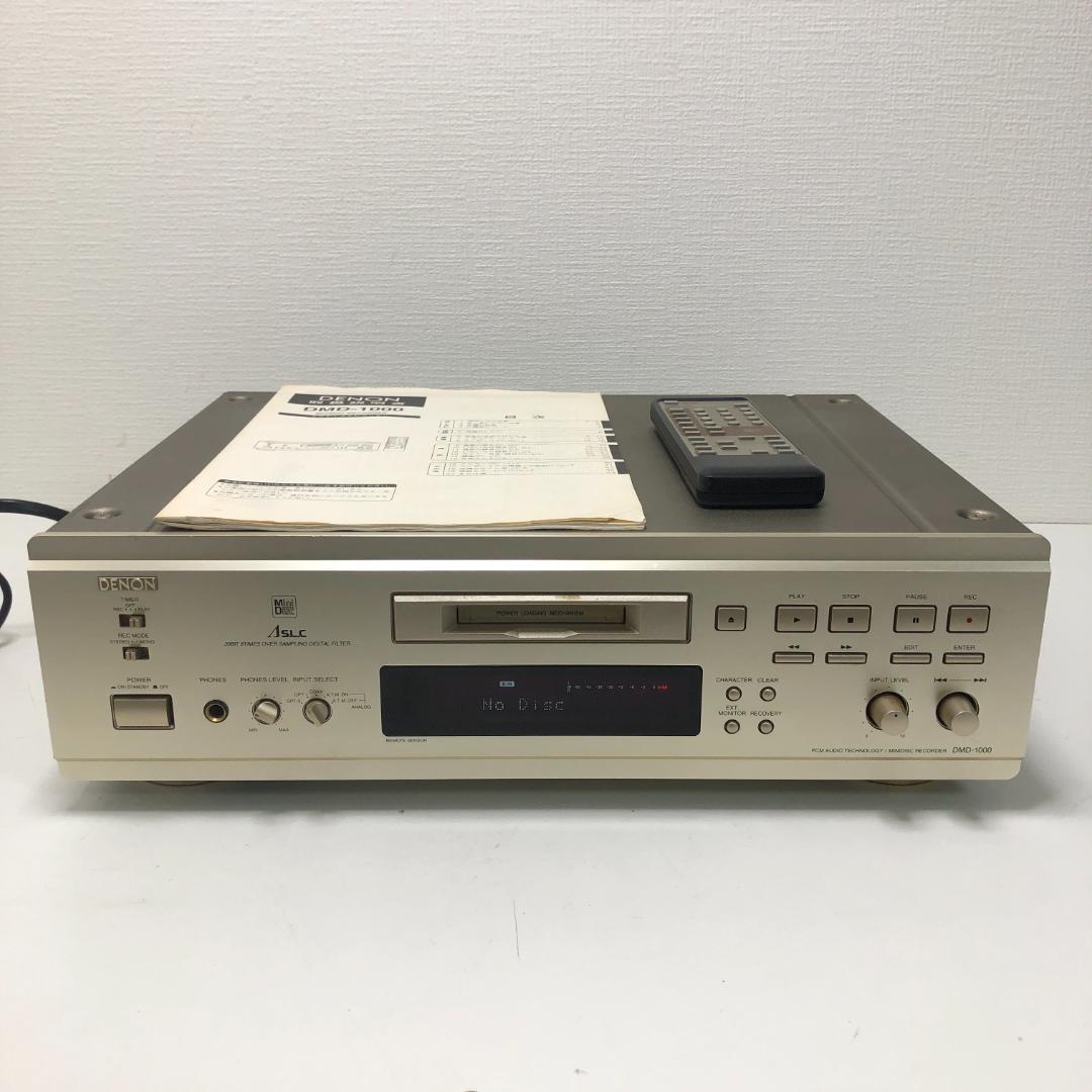 送料込 デノン DMD-1000 MDレコーダー 説明書 リモコン付 オーディオ Amazon.co.jp: DENON デノン DMD-1000 MDレコーダー : 家電＆カメラ