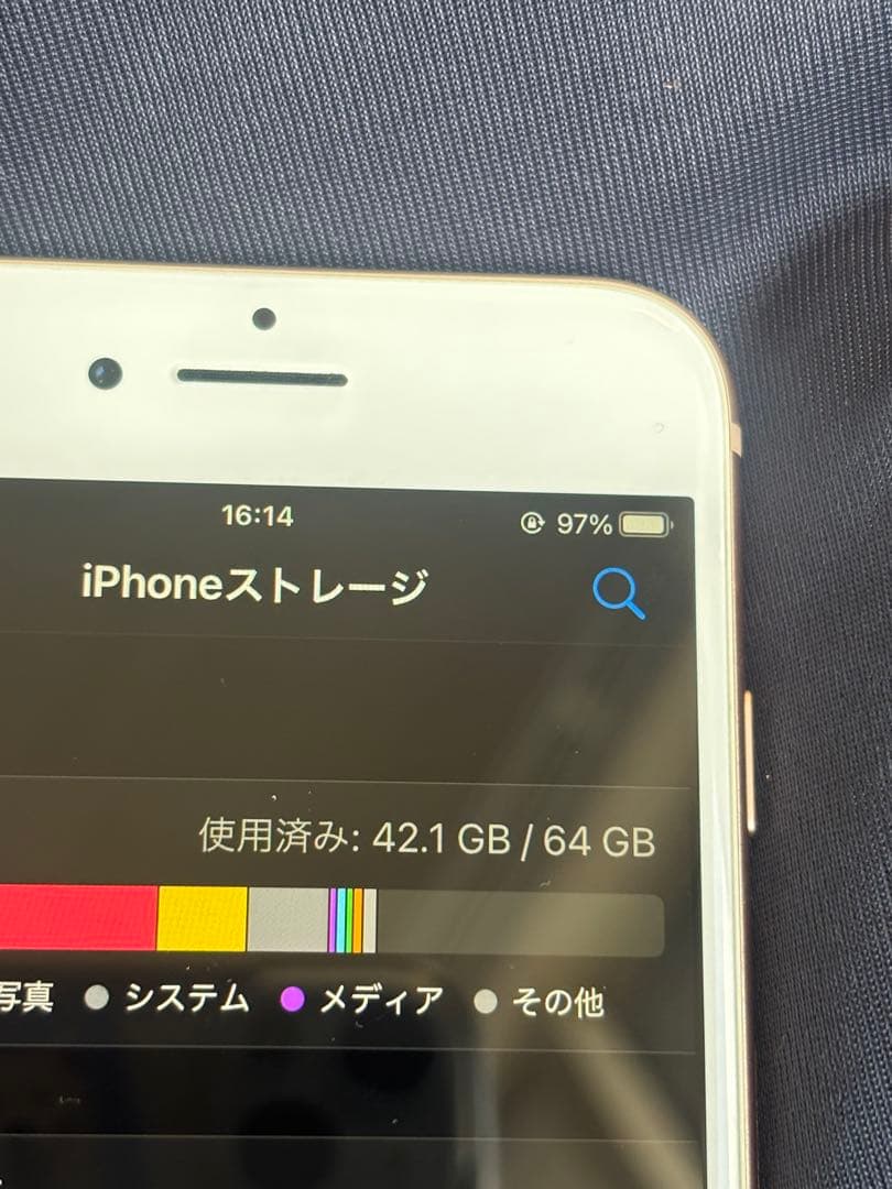 美品 iPhone8 64GB ピンクゴールド - メルカリ