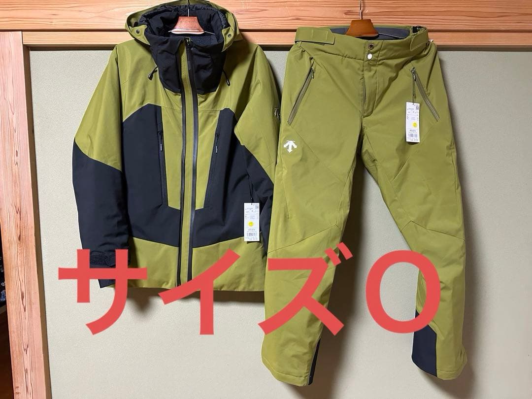 デサント　スキーウェア 上下セット 男女兼用 スキーウェア オリーブグリーン デサント スキーウェア 上下セット 男女兼用 スキーウェア オリーブ