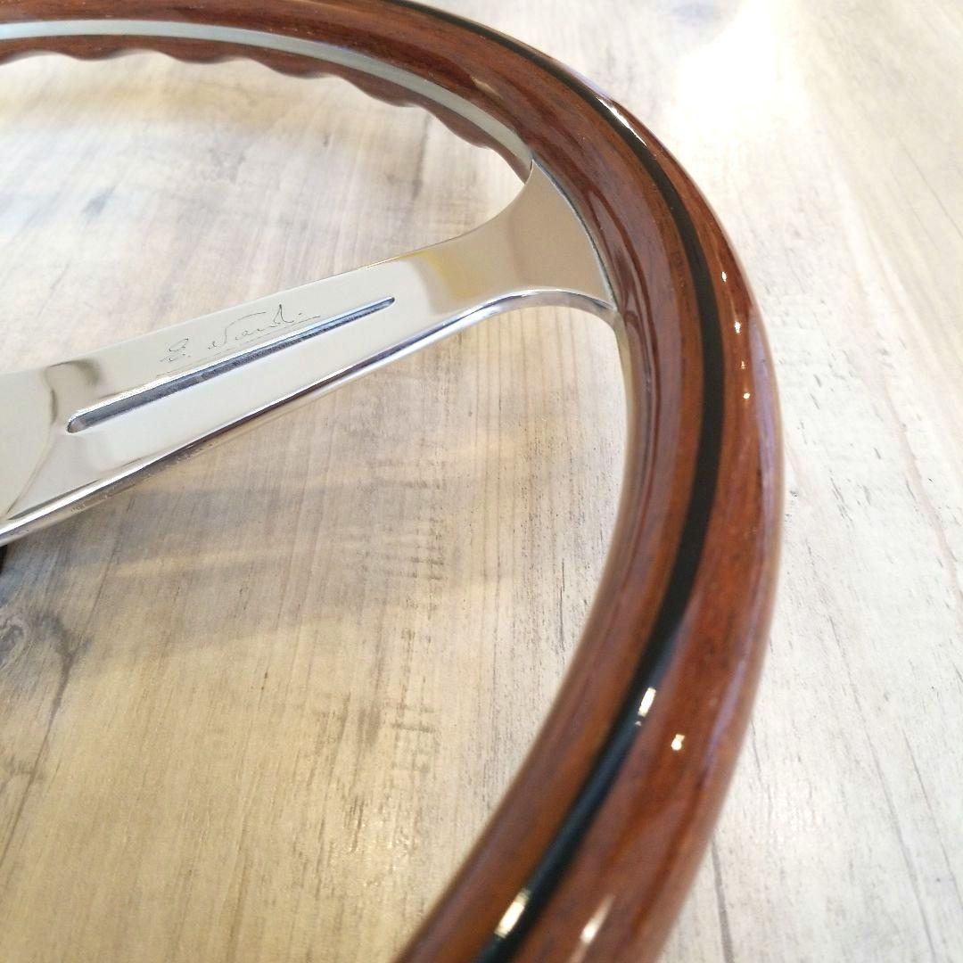 美品】NARDI☆ナルディクラシックウッドポリッシュ/39Φ【FET刻印有り