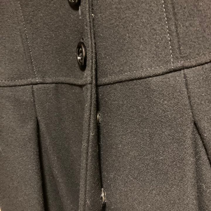 モスキーノ スタンドカラー×フリル ヴィクトリアロングコート