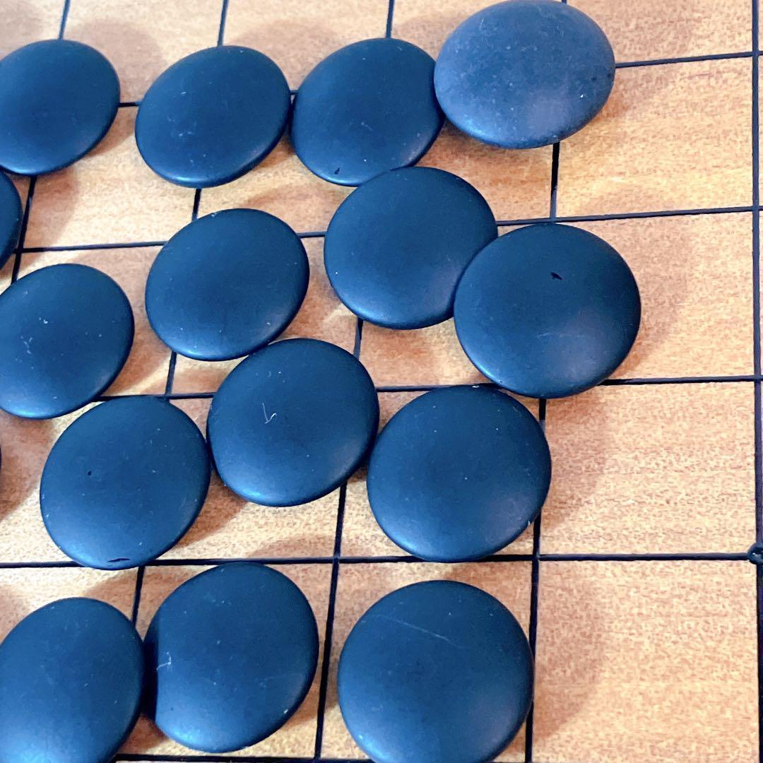 囲碁セット (碁盤 碁石) 本蛤 碁石 本那智黒 34号② - メルカリ