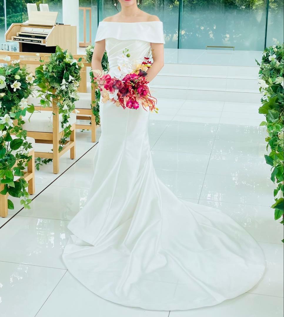 ウェディングドレス ロングベールセット - メルカリ