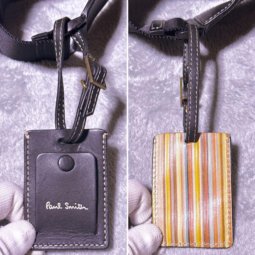 極美品】ポールスミス メッセンジャーバッグ ガジェット 総柄 A4 PC 紫