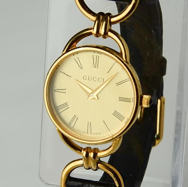 GUCCI グッチ　6000.2.L　レディース　電池新品(43) GUCCI グッチ 腕時計 レディースウォッチ シェル文字盤 リザードベルト