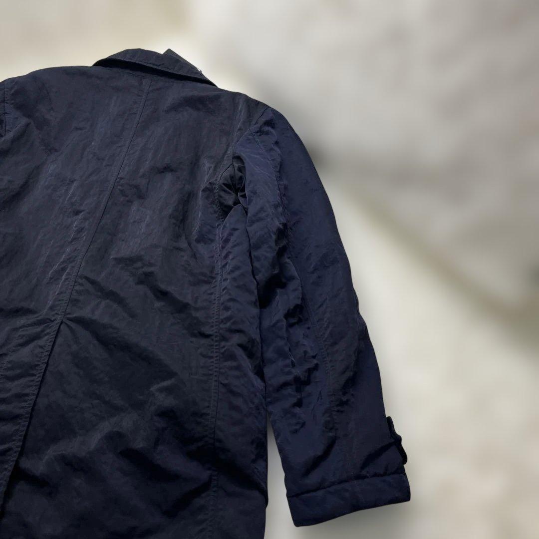 未使用　C.P.COMPANY NYLON ネイビー　ステンカラーコート 48