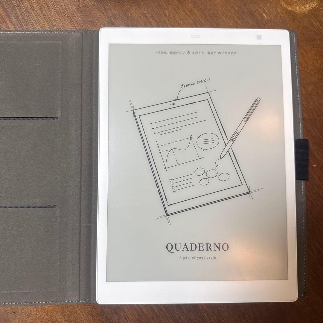 QUADERNO Gen.2 A5 ペン、カバーつき 富士通 WEB MART | QUADERNO A5（Gen.2、Gen.3C）専用カバー ブルー