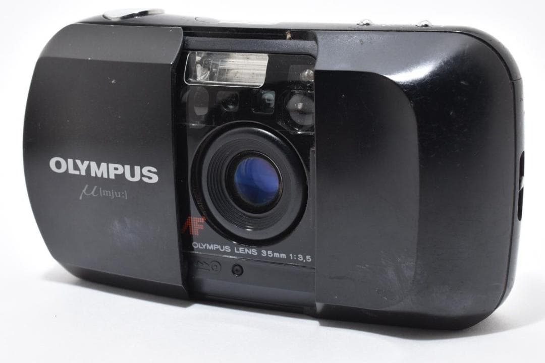 【希少】OLYMPUS オリンパス μ mju 初代 コンパクト フィルムカメラ 初代モデル希少】OLYMPUS μ mju フィルムカメラ - メルカリ