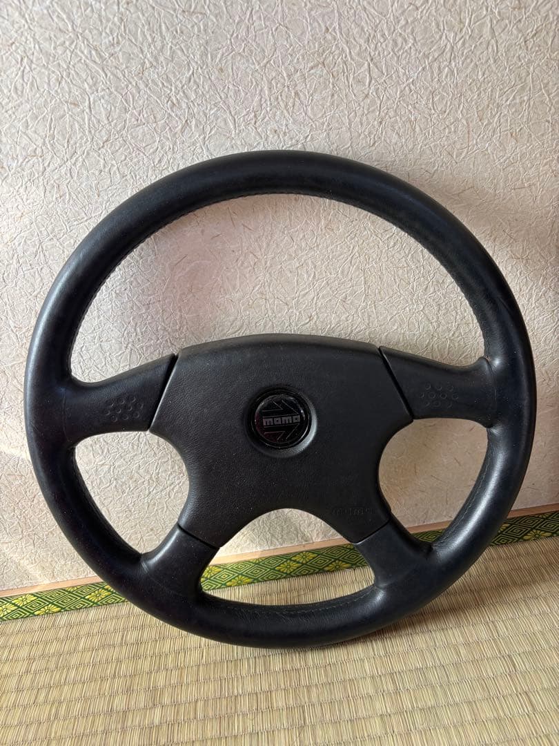 momo スポーツ ステアリングホイール 黒 MOMO（モモ） 正規品 フルスピード WINNERS GRAND PRIX FS348 フラット