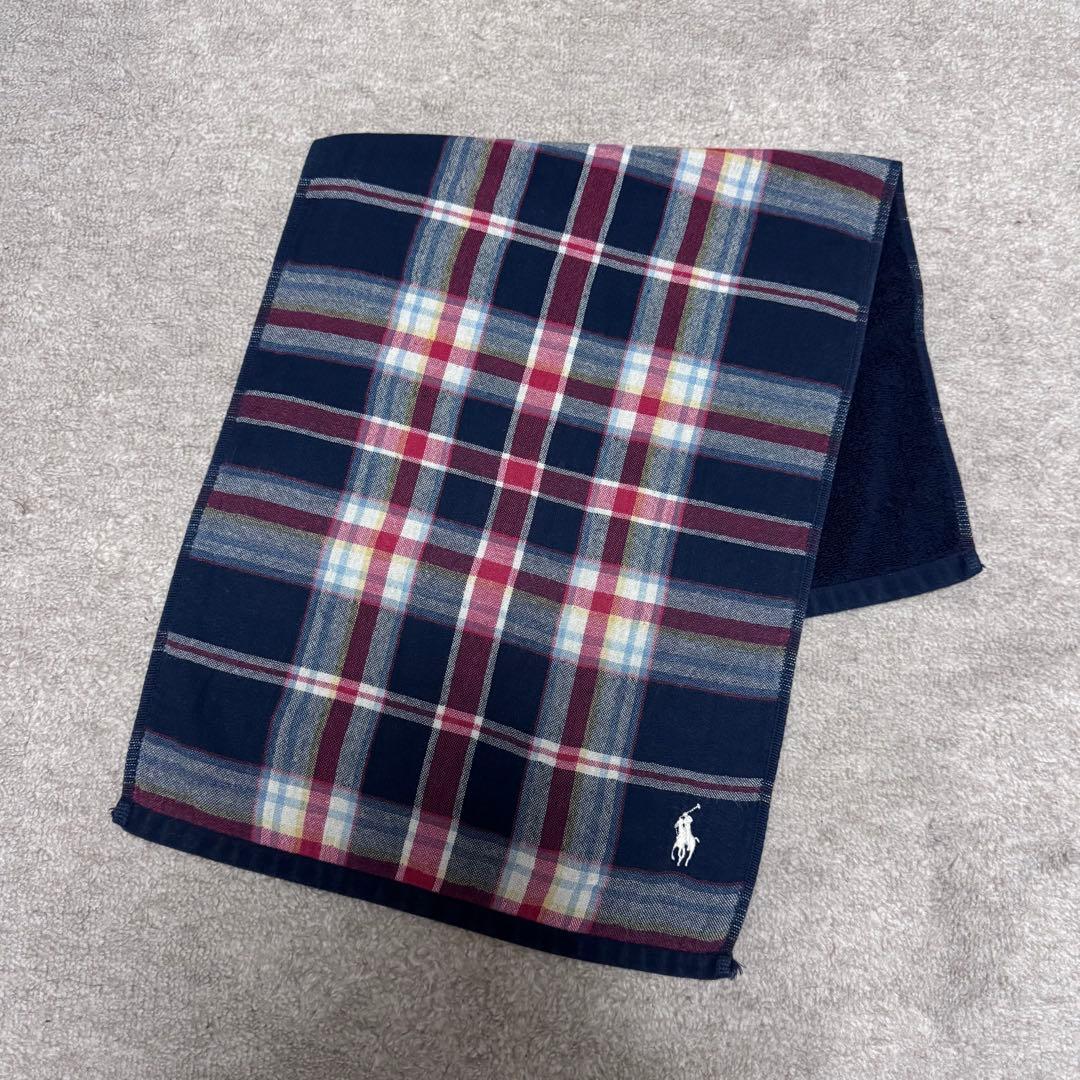 Ralph Lauren チェック柄 フェイスタオル - メルカリ