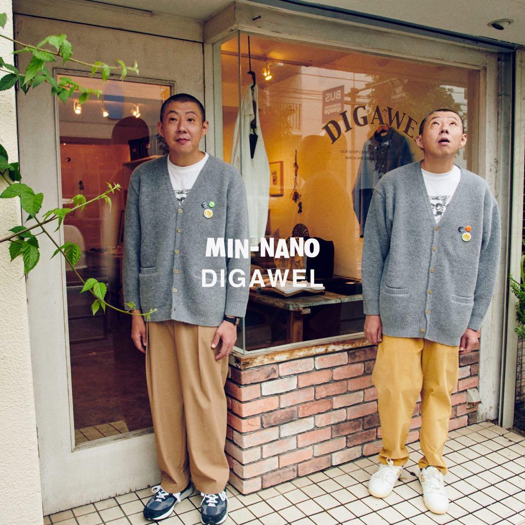 トップス MIN-NANO DIGAWEL Cardigan G DIGAWEL】×【MIN-NANO】 Cardigan SizeG - メルカリ