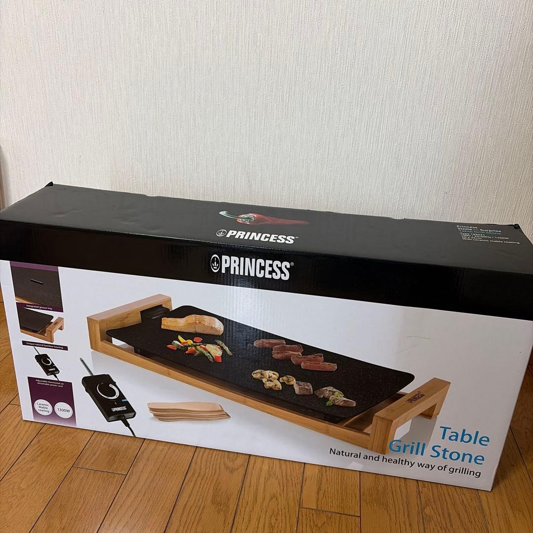 【新品未使用】PRINCESS Table Grill Stone PRINCESS Table Grill Stone テーブルグリルストーン ホットプレート