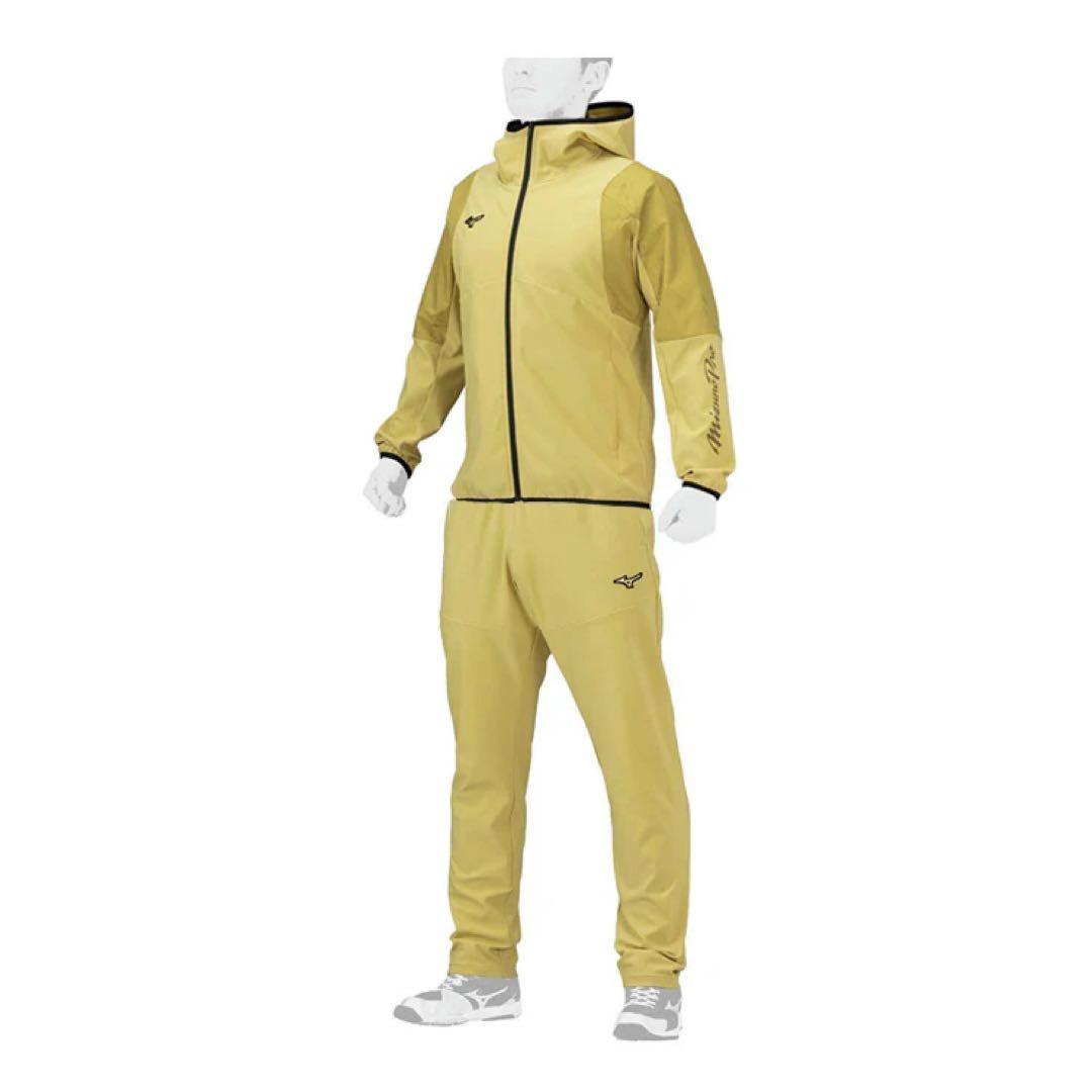 Mizuno Pro 2024秋冬限定 テックシールドフーディー 上下 ミズノ メンズ 上下セット 【ミズノプロ】長袖ウインドブレーカー