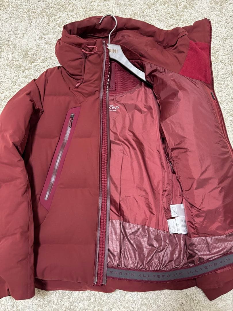 限定色良品】水沢ダウン デサントオルテライン マウンテニア ボルドー