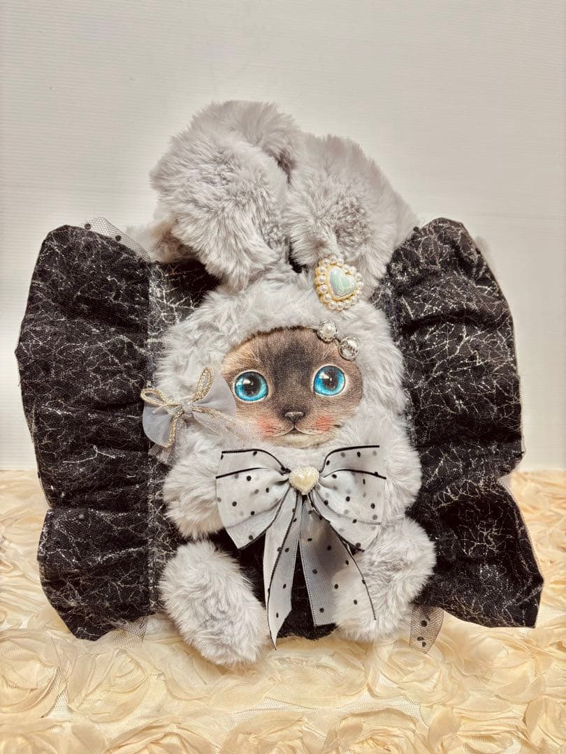 コヤンイサムチョン　グレーブルーファのフリルコロリンバッグ 3acff521d40793813f7abce71864ab