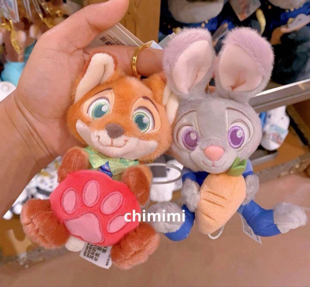 即日発送❣️上海ディズニーズードピア ニックとジュディぬいぐるみ