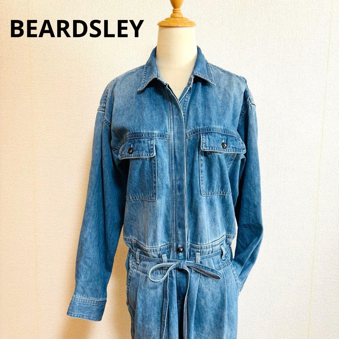 希少　♡BEARDSLEY♡ ビアズリー　デニムコンビネゾン BEARDSLEY（ビアズリー）の「《2サイズ/新色登場/FRIPIER》ラップ風