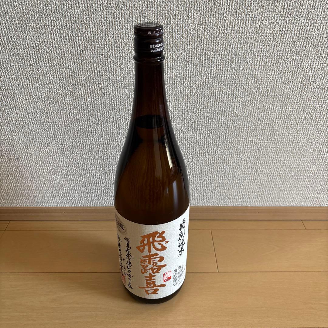 飛露喜　特別純米 1800ml 2025年4月 楽天市場】2025年 飛露喜 特別純米 無濾過生原酒 1800ml (廣木酒造