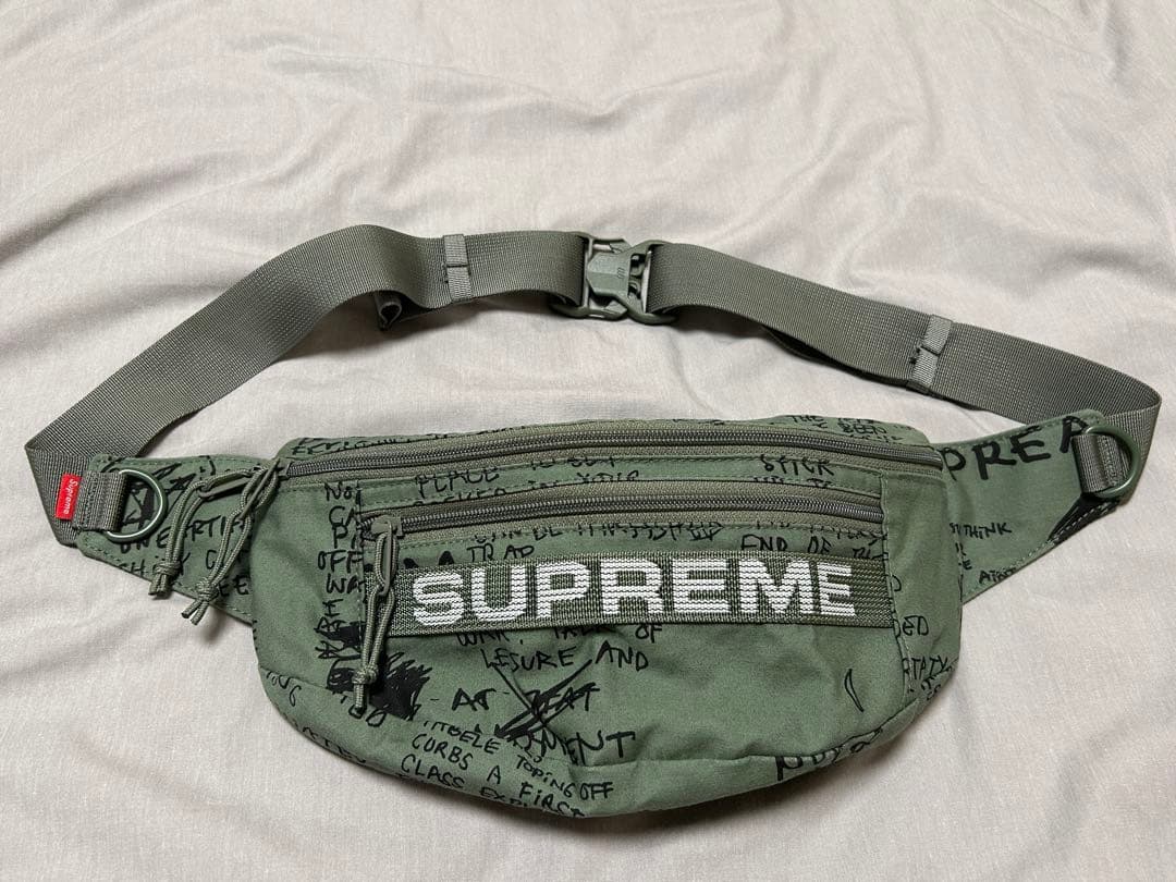 SUPREME ウエストバッグ　ポーチField Wais Olive Gonz Supreme Field Side Bag 
