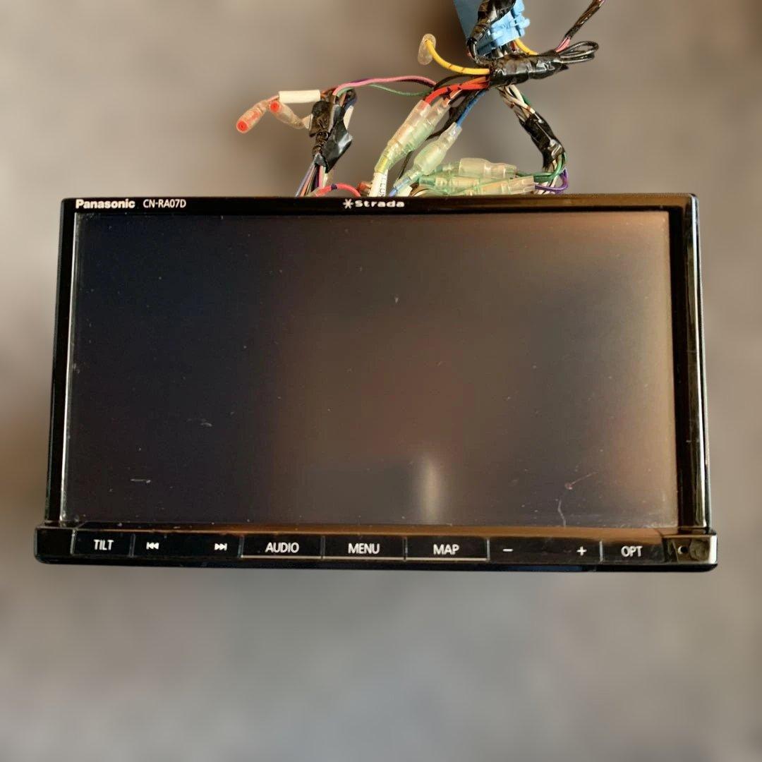 Panasonic CN-RA07D カーナビ 本体 送料無料】CN-RA07WD パナソニック ストラーダ 7V型 メモリーナビ