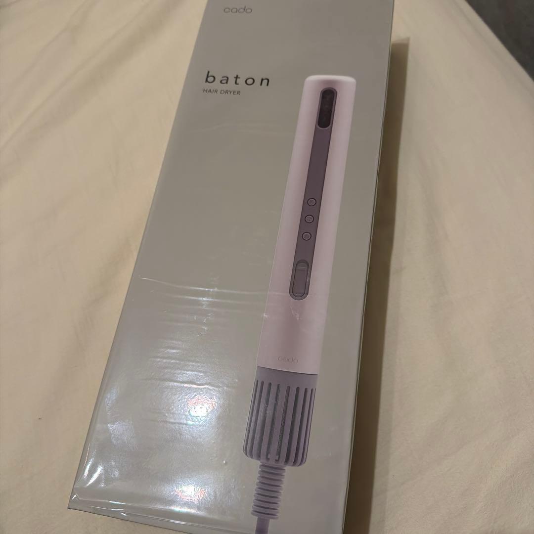 新品　cado カドー スティック型ヘアドライヤー baton BD-S1-NB cado（カドー） 特典付 baton バトン BD-S1 スティック型ヘア