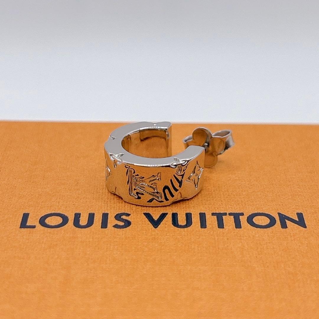 Masa様 ルイヴィトン LVモザイク シングルピアス org.jpg