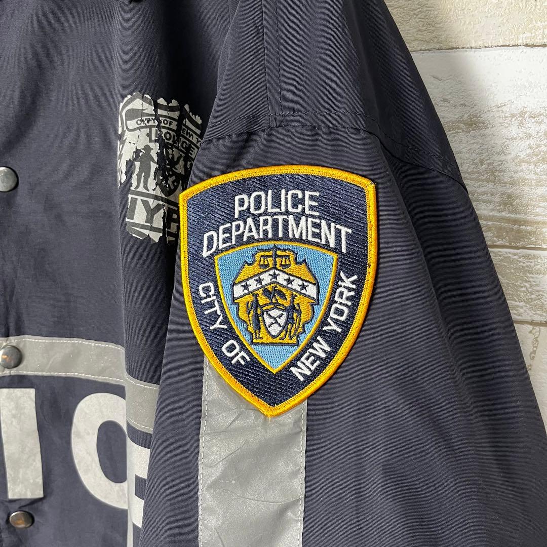 A49ニューヨーク市警NYPD レイドジャケット パッチ US XL navy - メルカリ